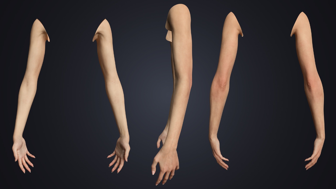 商品 Realistic Female Arms | Real-Time Edition 的媒体 1