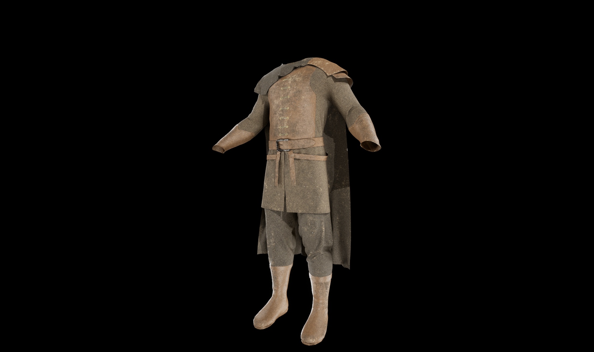 Media 1 for listing Metahuman Rustic Lumberjack Cloth Outfit Pack – PBR Realistic