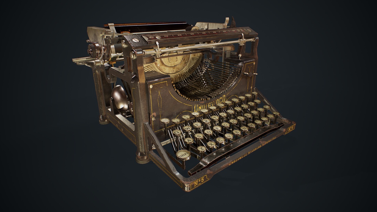 Media 1 for listing Underwood Typewritter