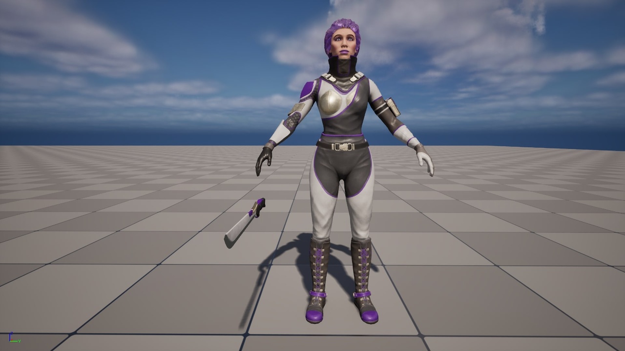 Media 1 for listing SciFi_Character_A