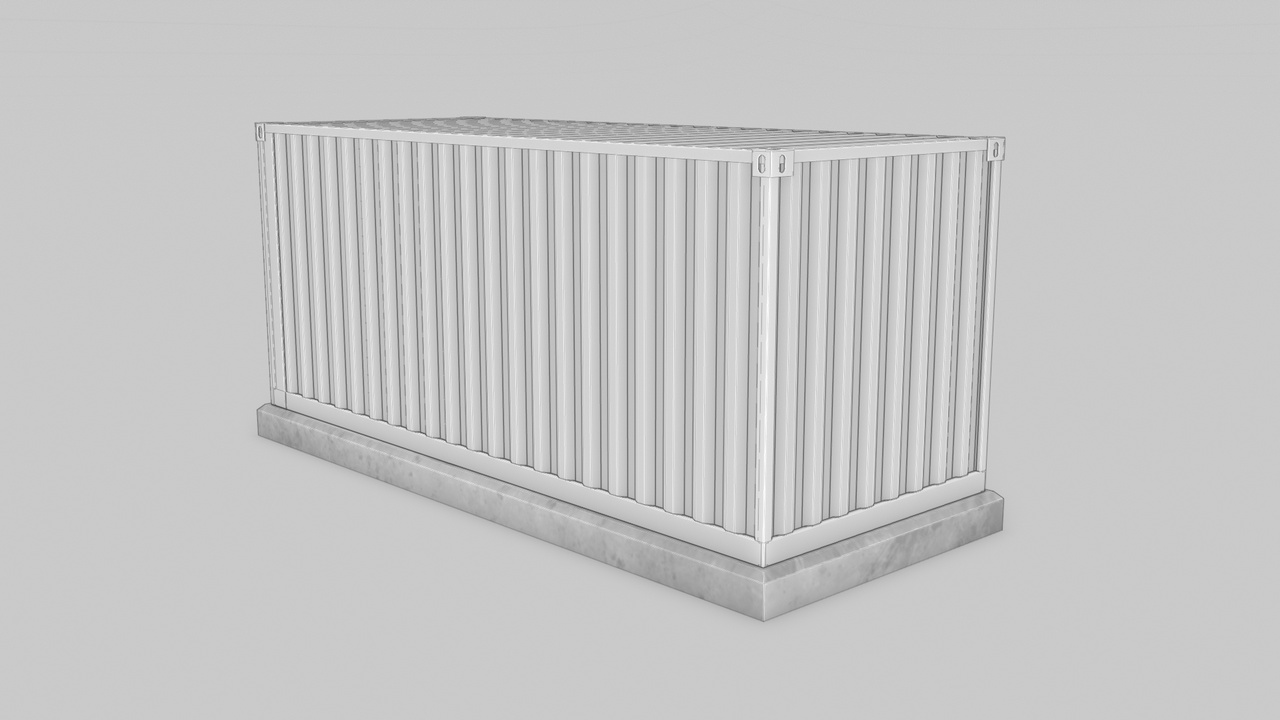 Media 1 for listing 20ft and 40ft Shipping Container – Modular Industrial Asset (Game Ready)