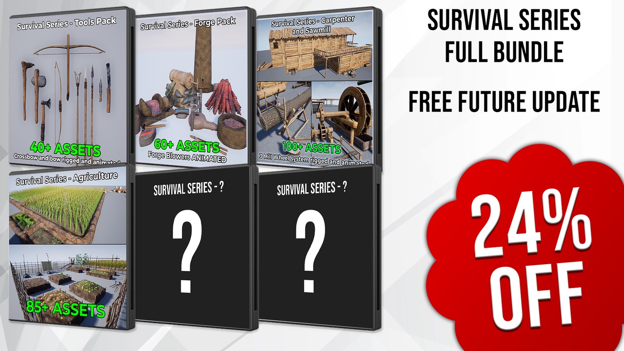 Survival Series - Full Pack 제품 등록을 위한 미디어 1개