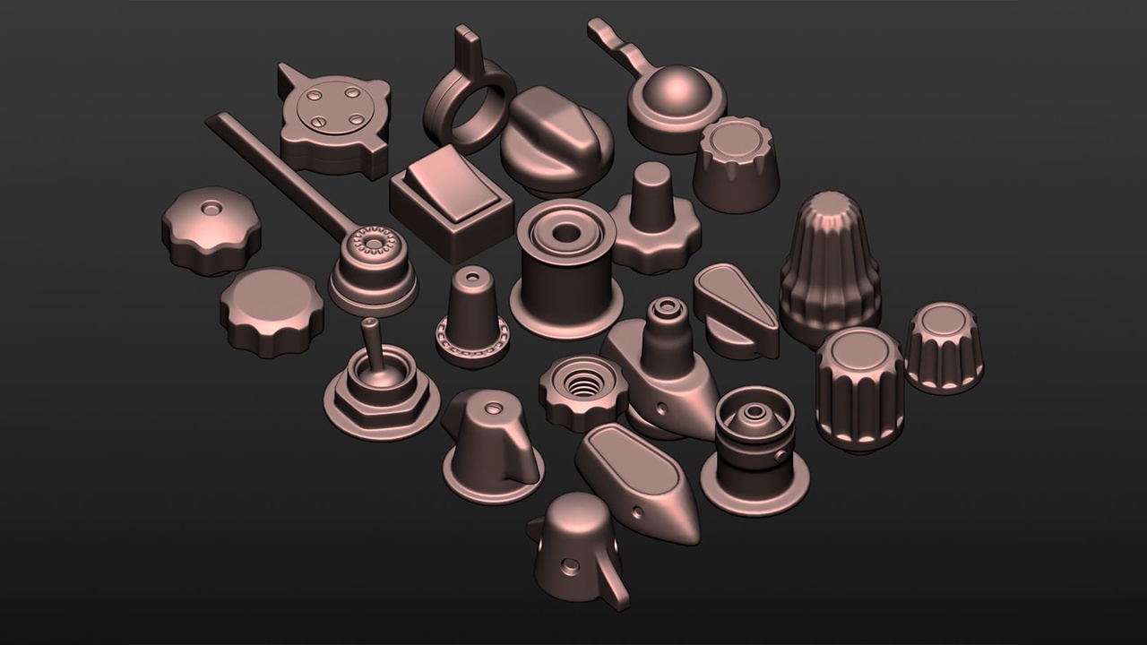 Media 1 for listing Kitbash Set 03: Knobs