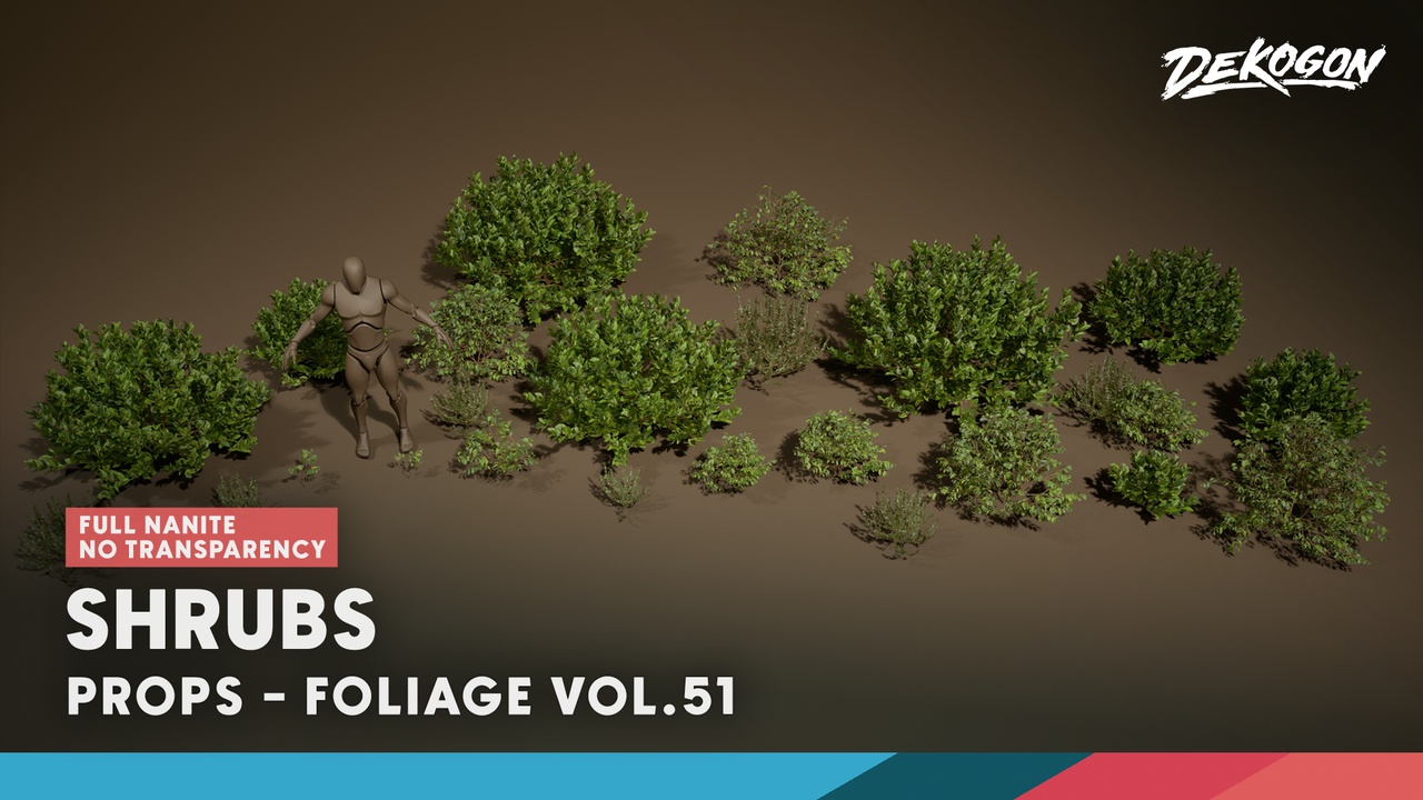 Media 1 for listing Foliage VOL.51- Shrubs (No Transparency Nanite)