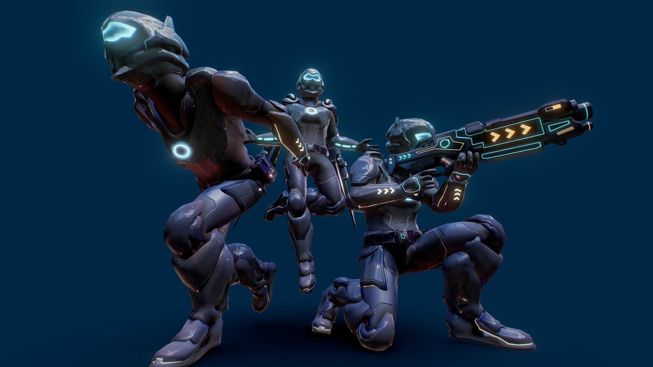 Media 1 for listing Nexus - Low Poly Sci-fi Character