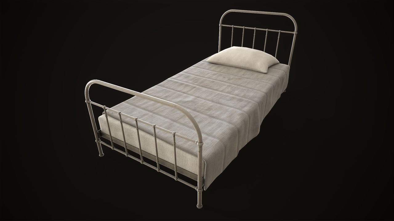 Media 1 for listing Old metal Bed