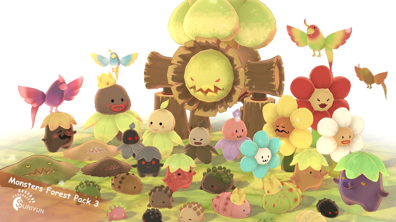 Media 1 for listing Monsters Forest Pack 3