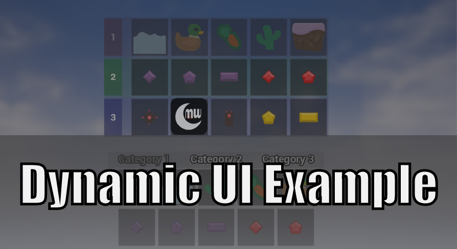 Dynamic UI Widget Template | Fab