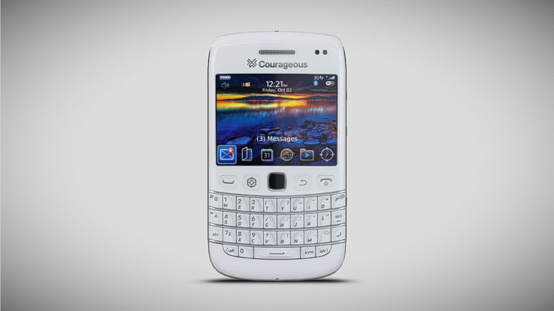 Media 1 for listing Mobile Phone Courageous Niora 9097 White
