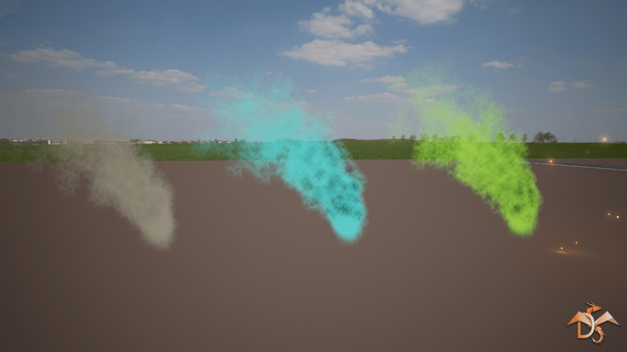 Particles and Wind Control System