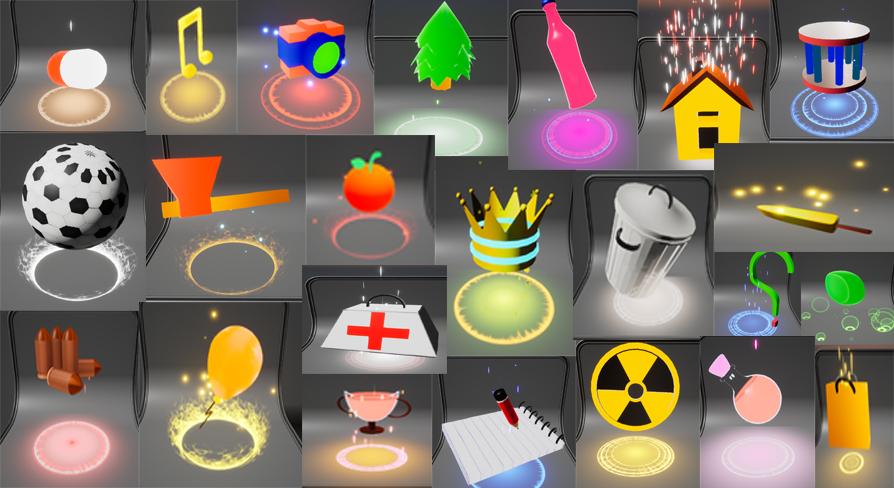 Niagara VFX Pickup Item Pack 02 | Fab