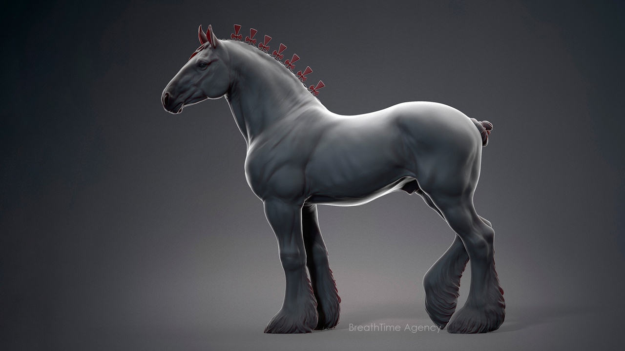 Media 1 for listing Shire Draft Horse  |  3D Sculpting