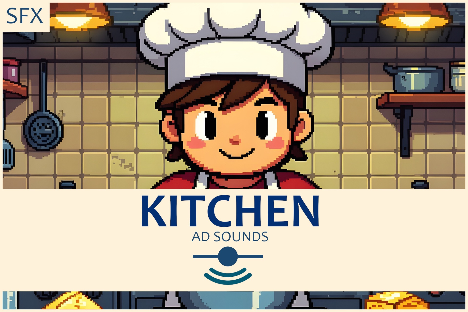 Mídia 1 do anúncio Kitchen Sounds - Sound Effects