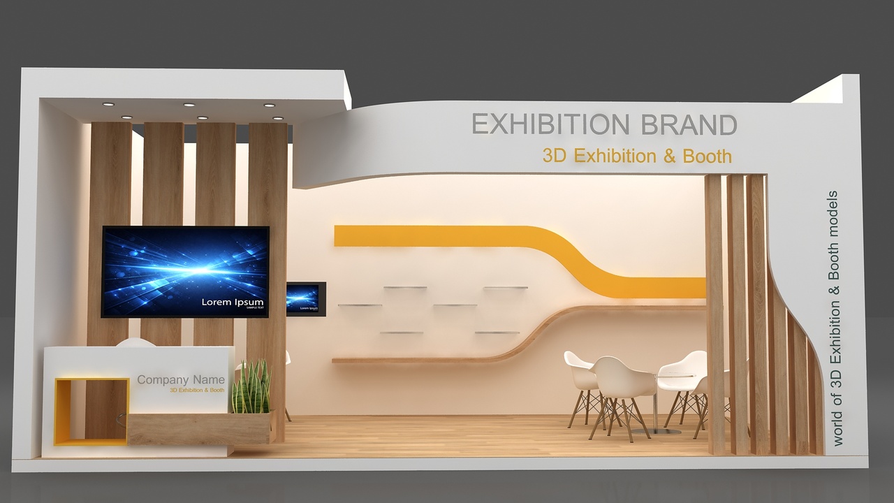 Media 1 for listing exhibition 3d model booth
