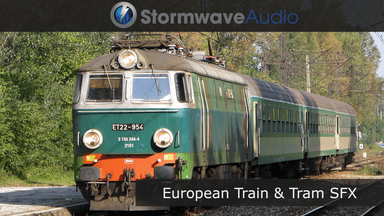 Media 1 for listing European Train & Tram Sound Effects Collection