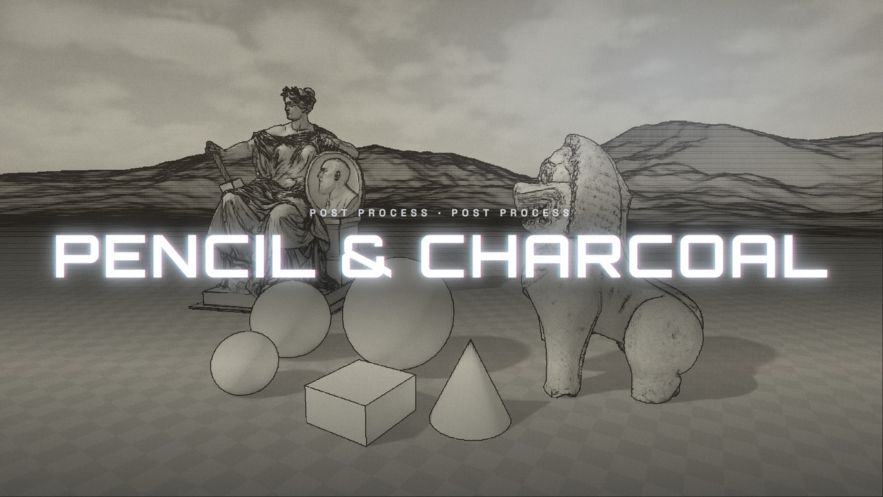 Media 1 for listing Pencil & Charcoal - Stylized Post Process Pack