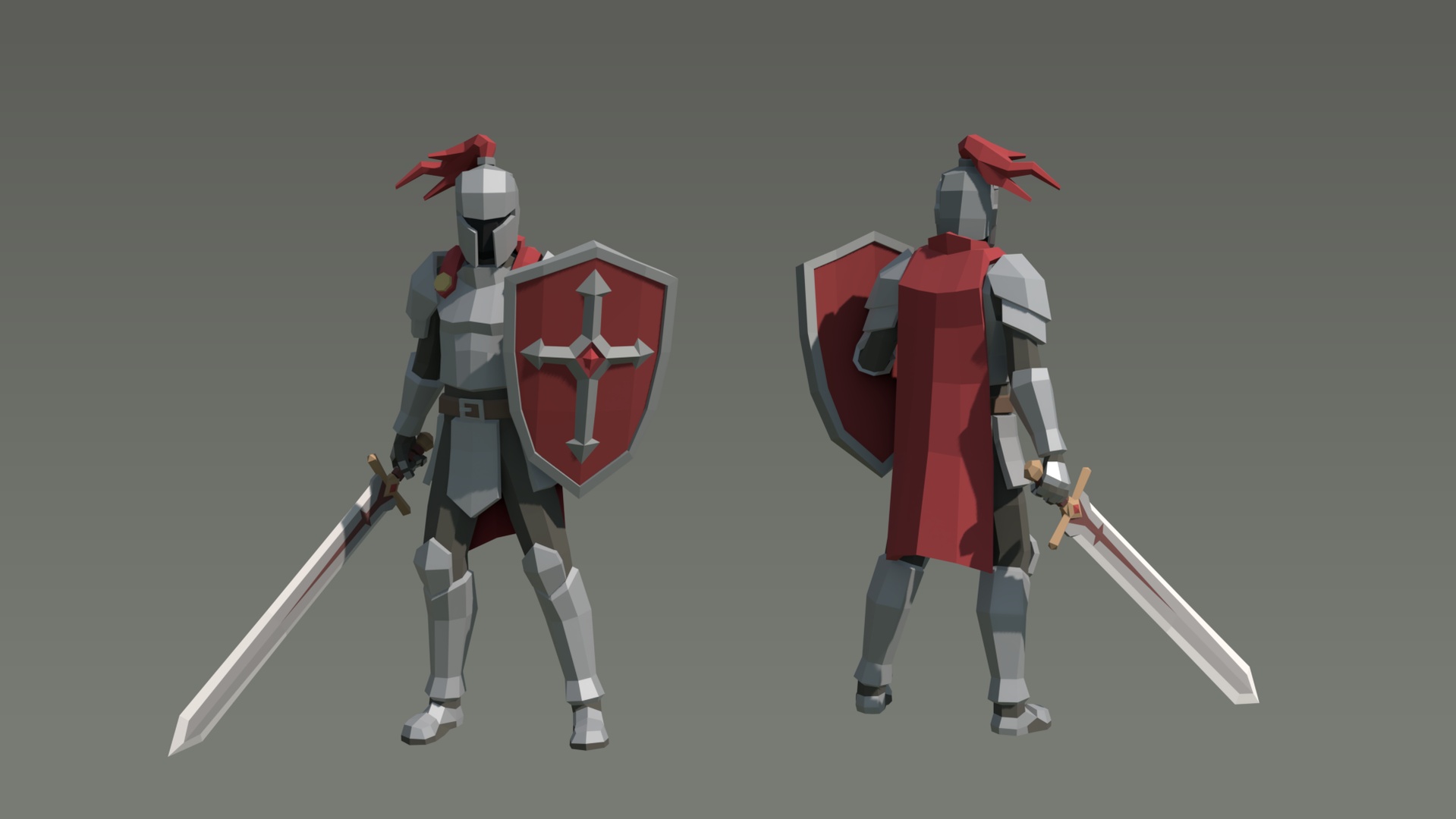 Media 1 for listing RPG Heroes | LOWPOLY CHARACTERS