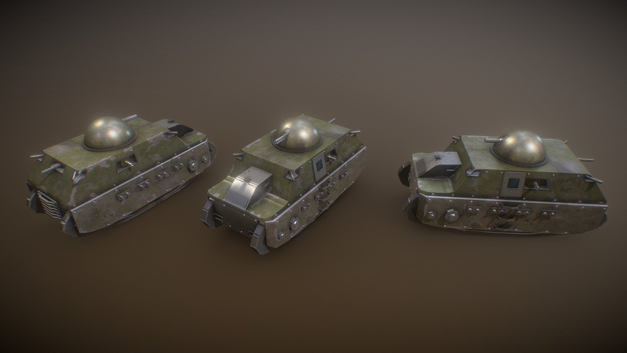 Media 1 for listing F2000 World War 1 Tank Vehicle