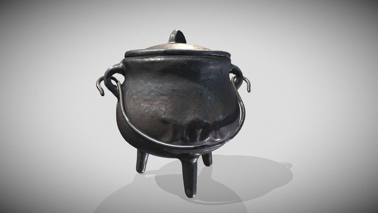 Media 1 for listing Real Time Ready Iron Cauldron scan