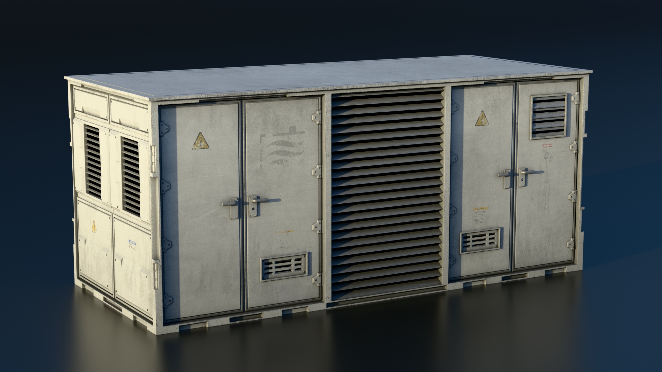 Electrical Container Box Large - Industrial Machine Type E | Fab