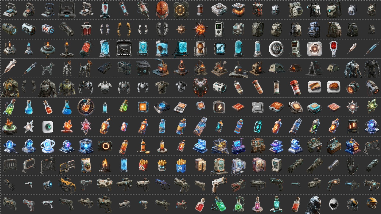 Media 1 for listing Sci Fi Prop Icon Pack