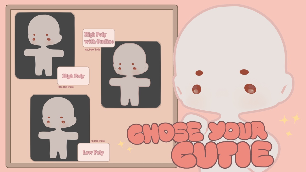 Chibi Low Poly Cutie | Fab
