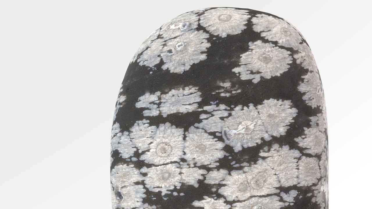 Media 1 for listing Obsidian Snow Gemstone