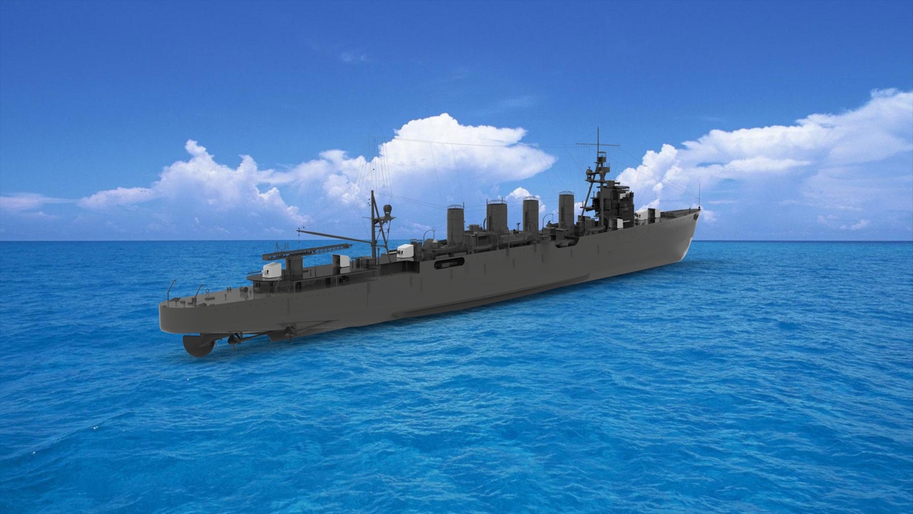 Media 1 for listing Japanese cruiser Sendai