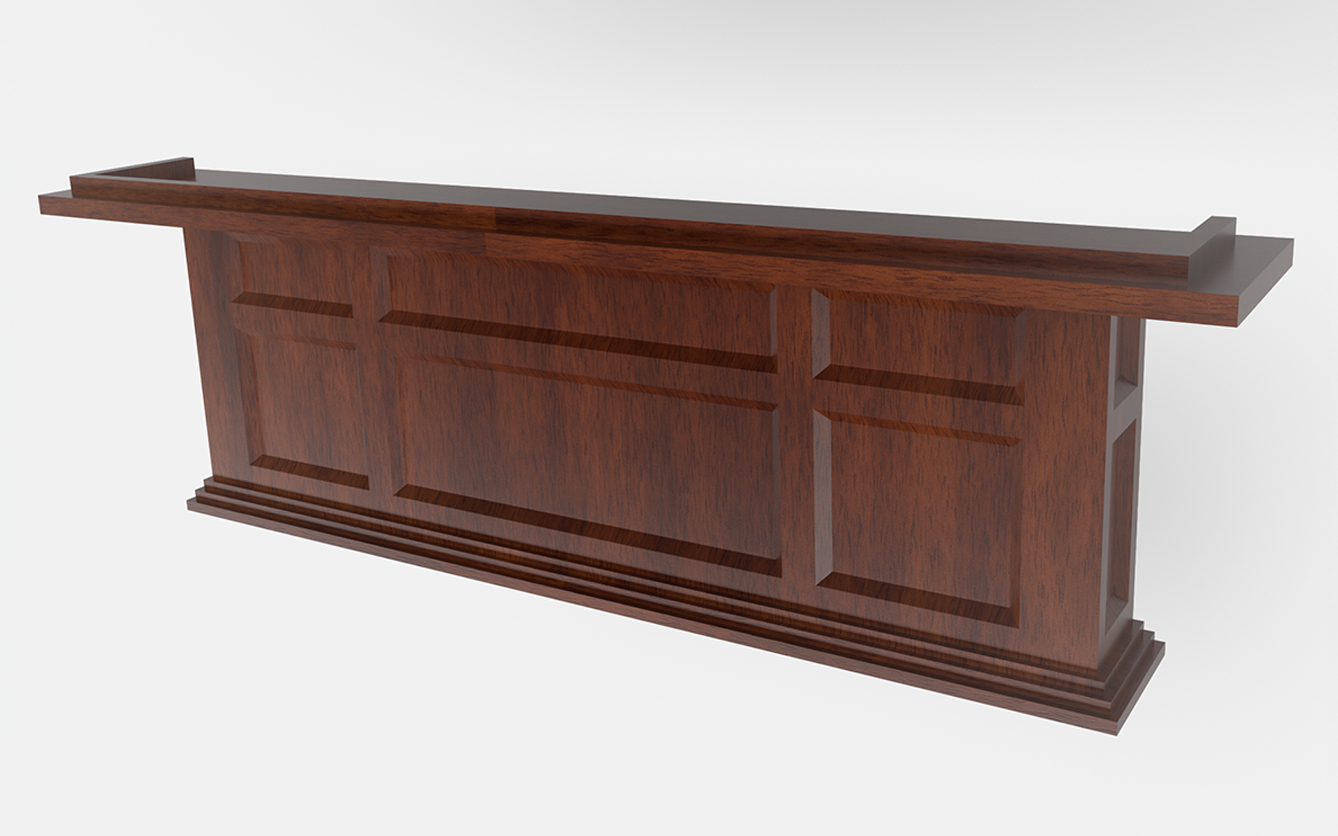 Wooden Bar Table - Rustic and Modern Table for Interior Design and ...