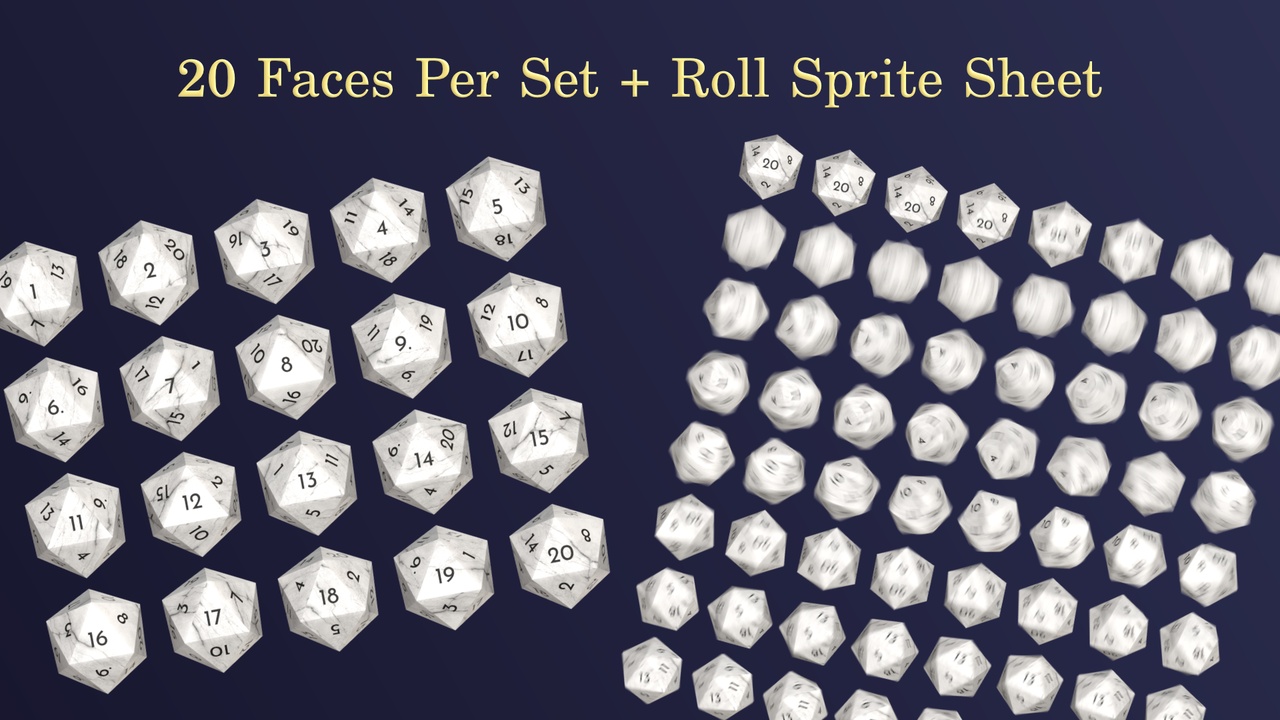 Media 1 for listing D20 Dice Roll Animations