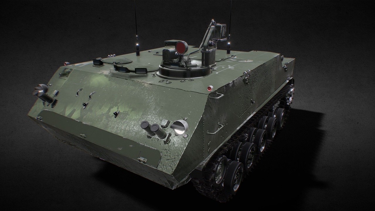 BMD-4-based Rakushka with textures. | Fab