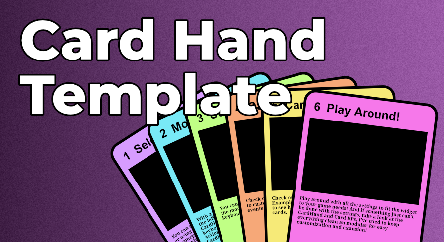 Card Hand Template