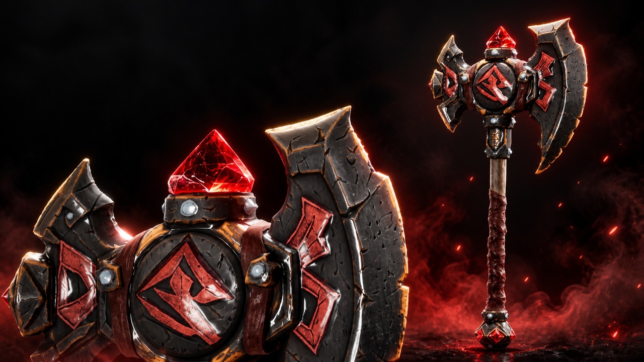 Media 1 for listing Fantasy Battle Axe