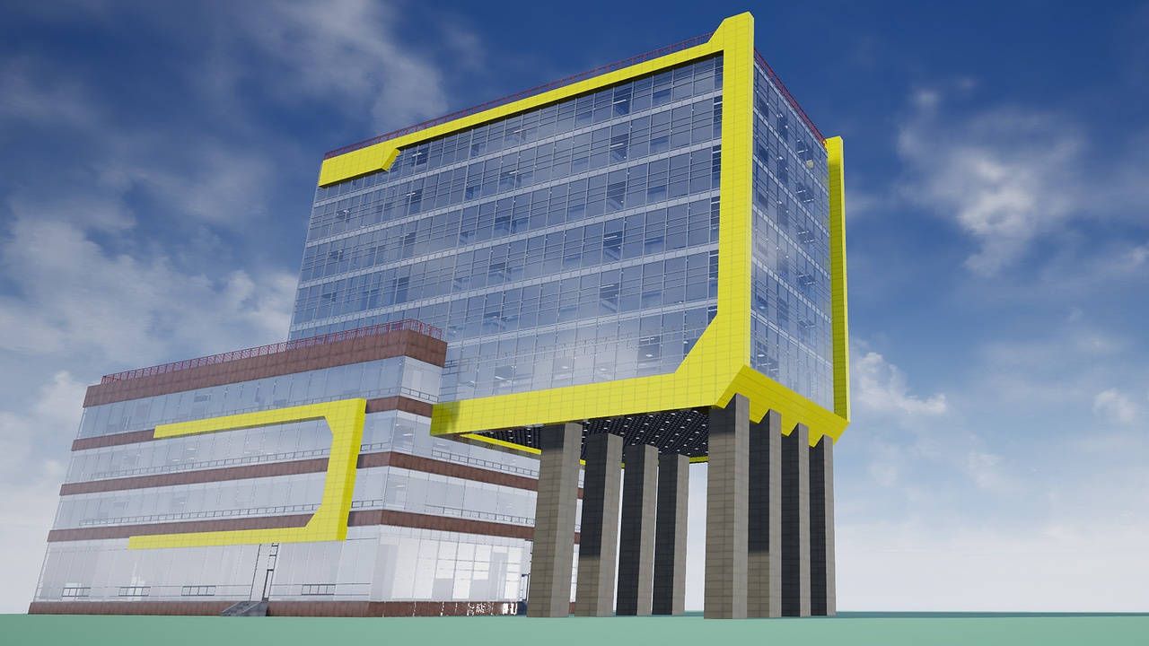 Media 1 for listing Modular Office Building #3 (with Interior detailed)