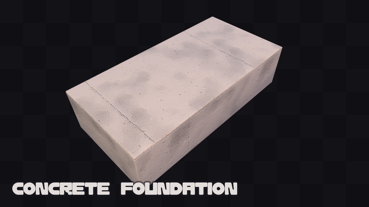 Media 1 for listing CONCRETE FOUNDATION 200x100x50 CM