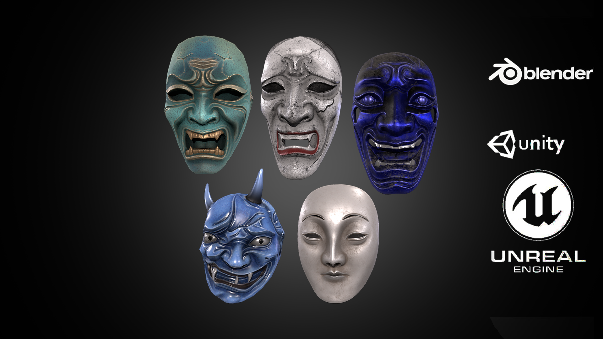 Japanese Mask Pack 2 | Fab