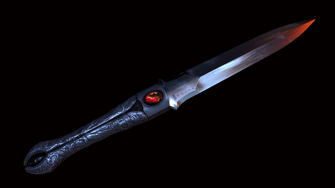 Media 1 for listing Ornate Vampire Dagger