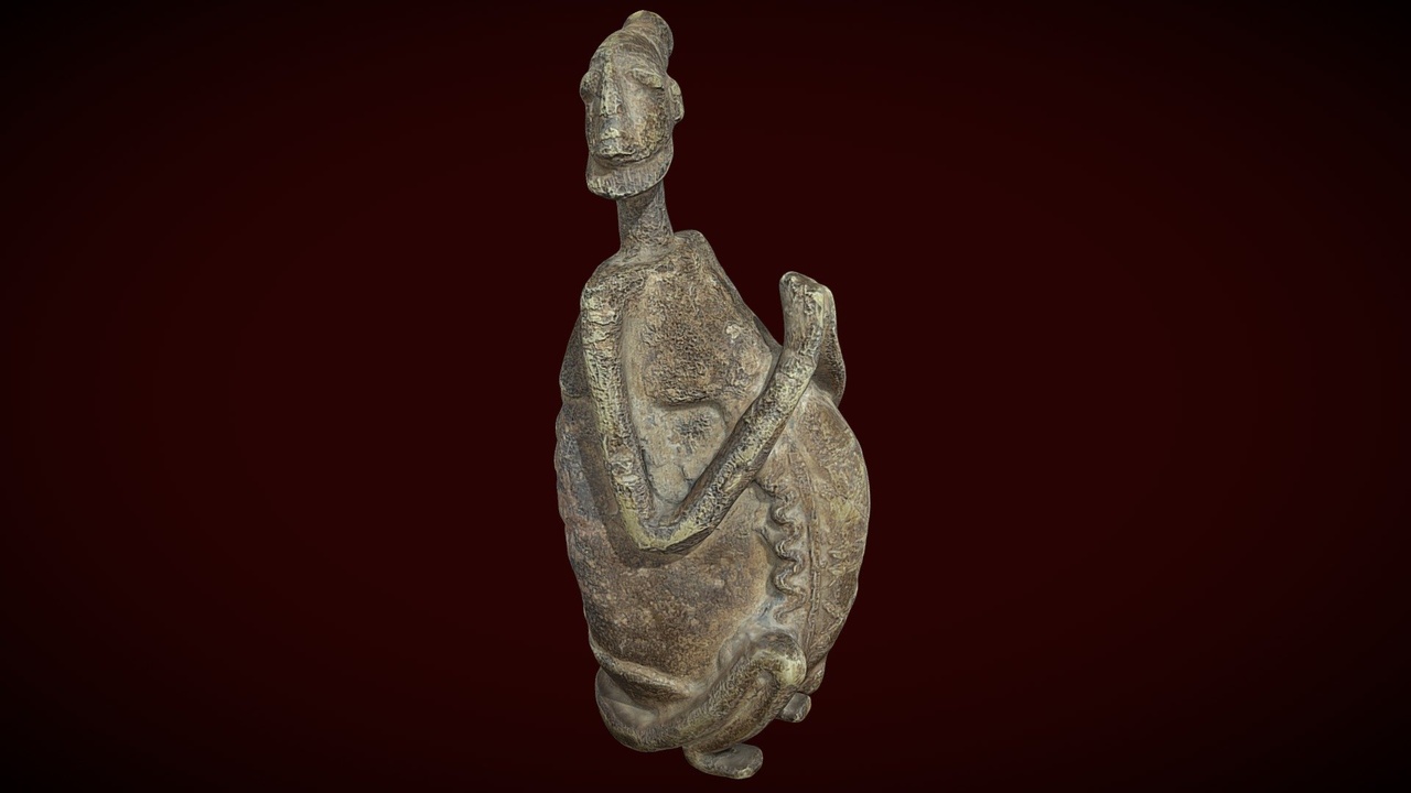 Media 1 for listing African Bronze Dogon Figure