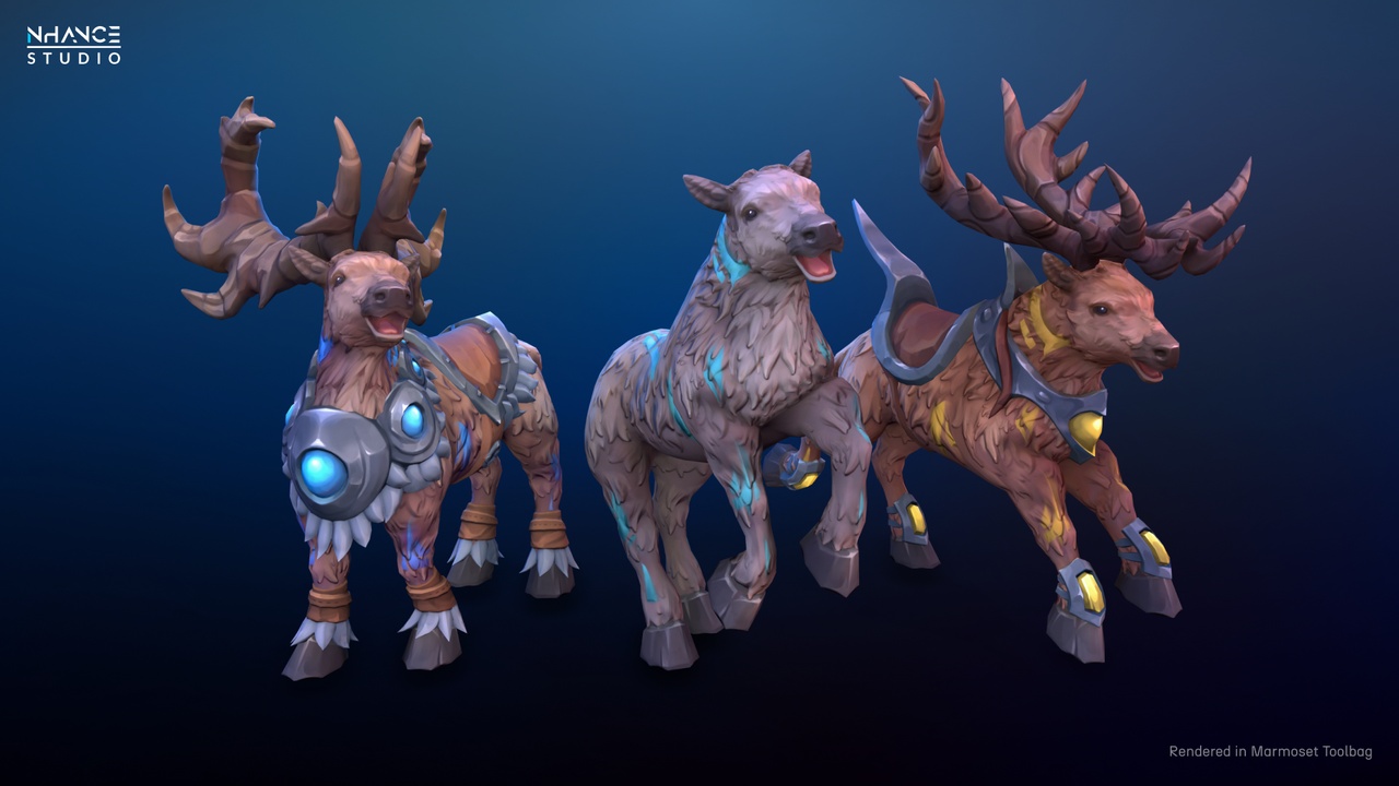 商品 Stylized Deer Mount 的媒体 1