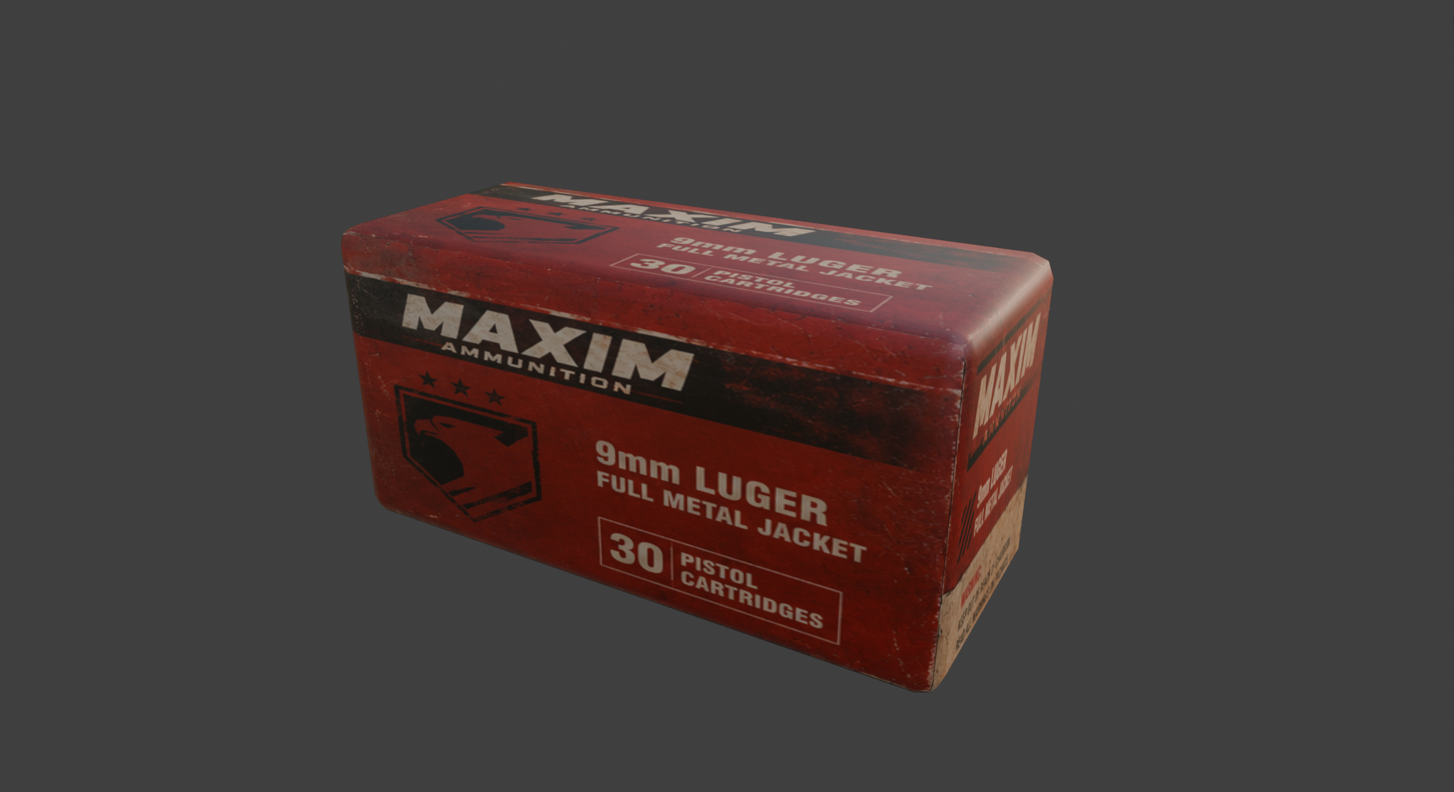 9mm Ammo Box — Low Poly | Fab