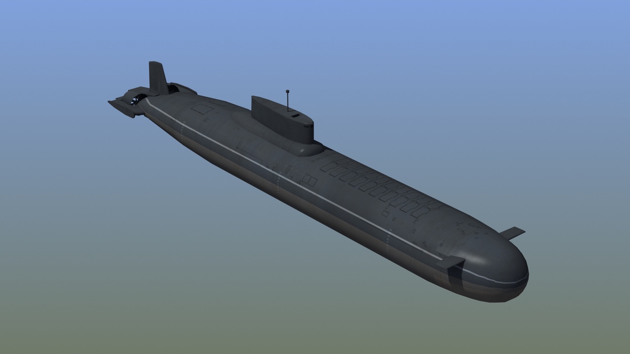 Media 1 for listing Typhoon Game Ready Russian Nuclear Ballistic Missile Submarine