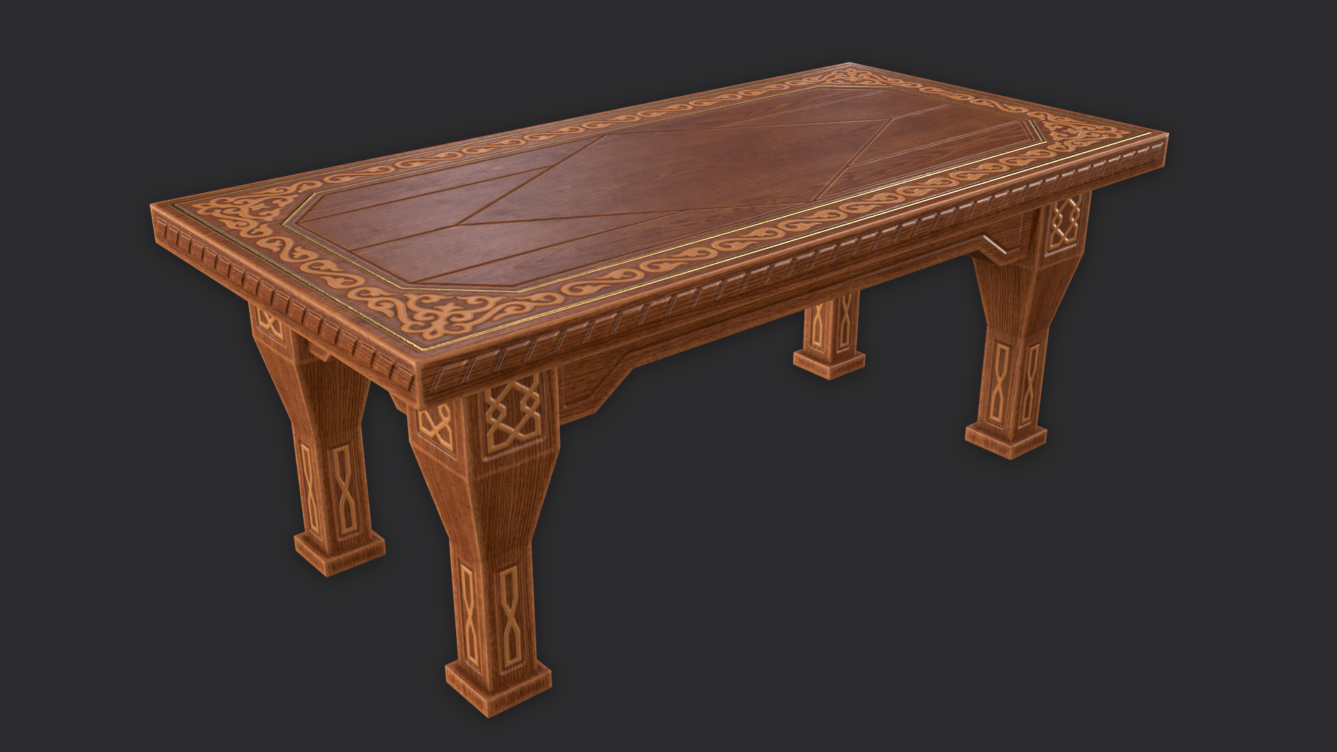 Medieval Wooden Table_1 | Fab