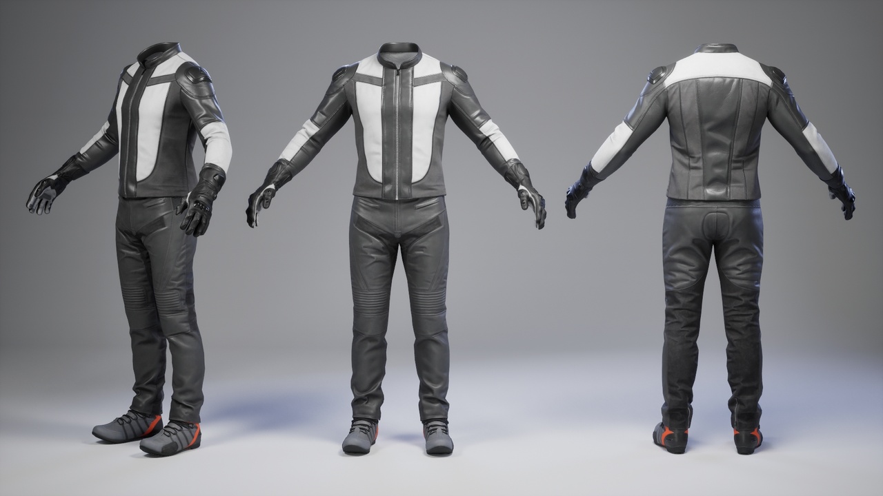 Media 1 for listing Motorcycle Suit for MetaHuman