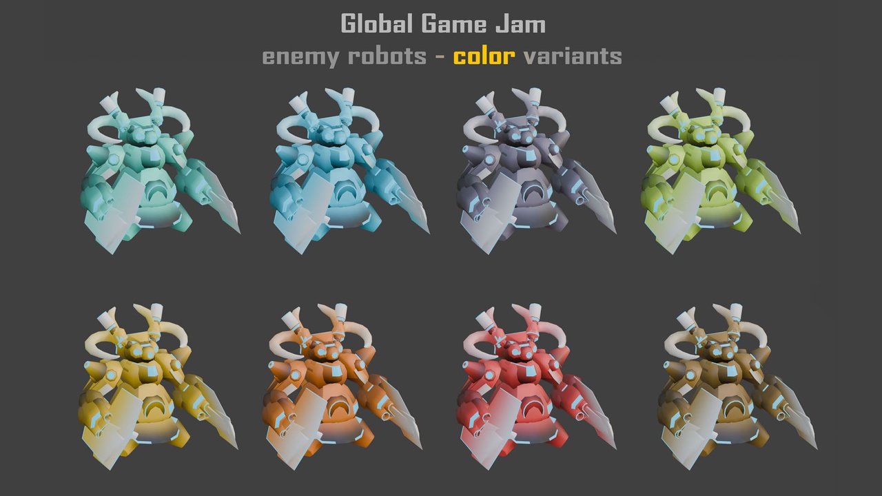 Media 1 for listing GGJ_Enemies_Bundle