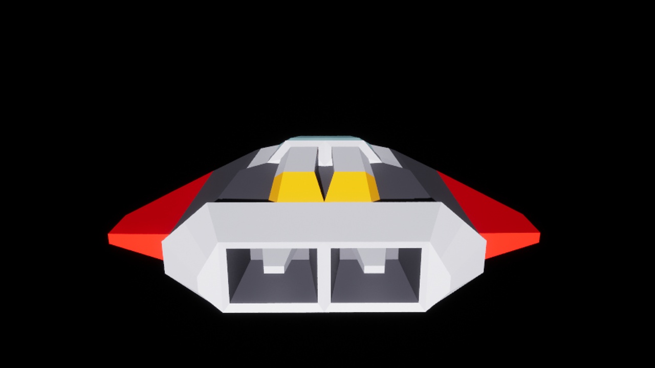 Media 1 for listing Low Poly Spaceship Axion Pack 1