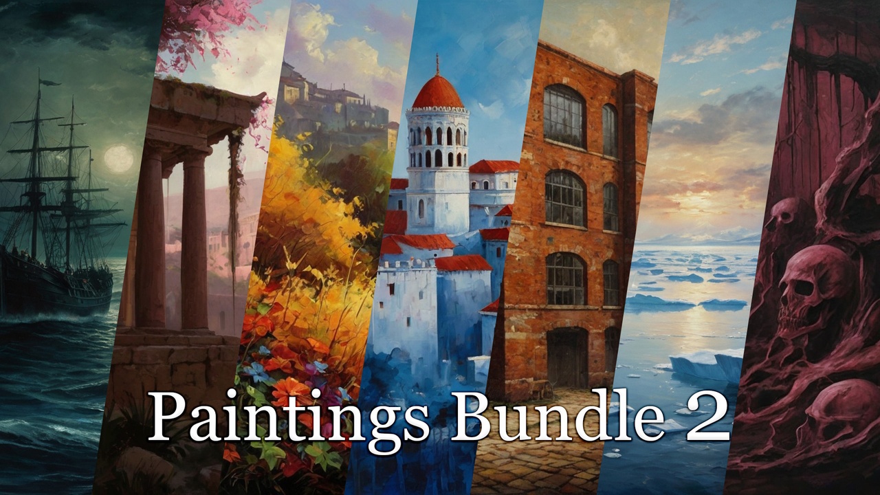 Media 1 for listing Paintings Bundle 2