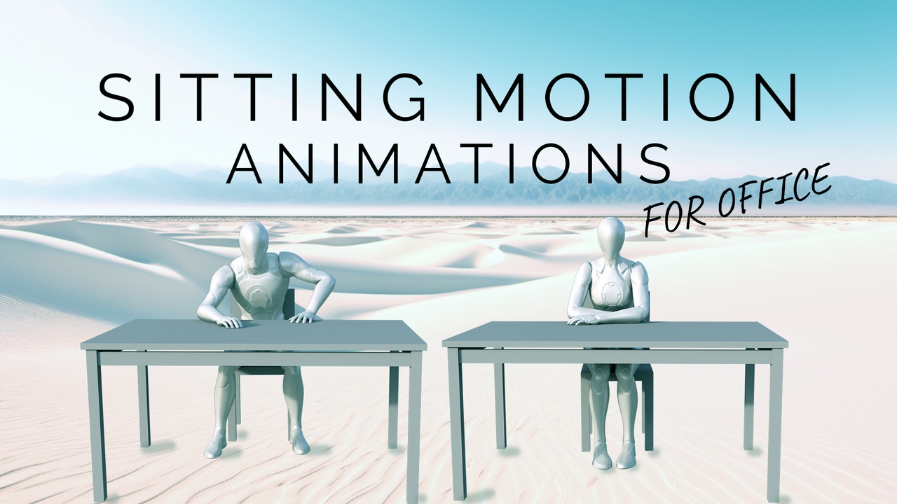 Media 1 for listing 90+ Sitting Motion Animations for Office