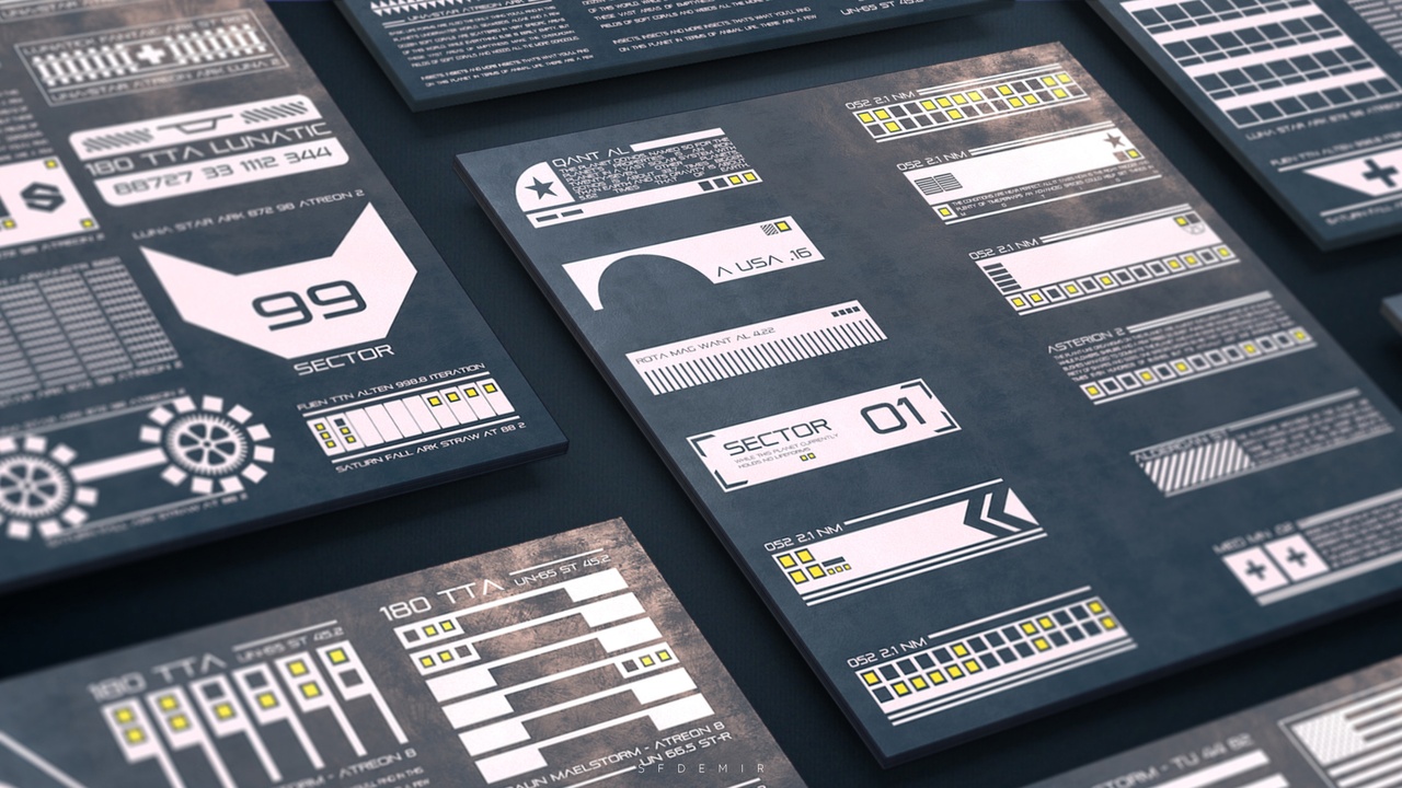 Media 1 for listing Sci-Fi Decal - Alpha Pack