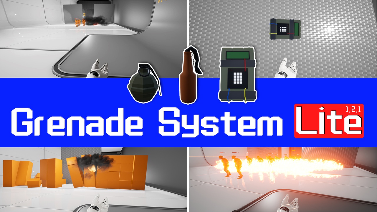 Grenade System Lite - Pack, Molotov, C4 제품 등록을 위한 미디어 1개