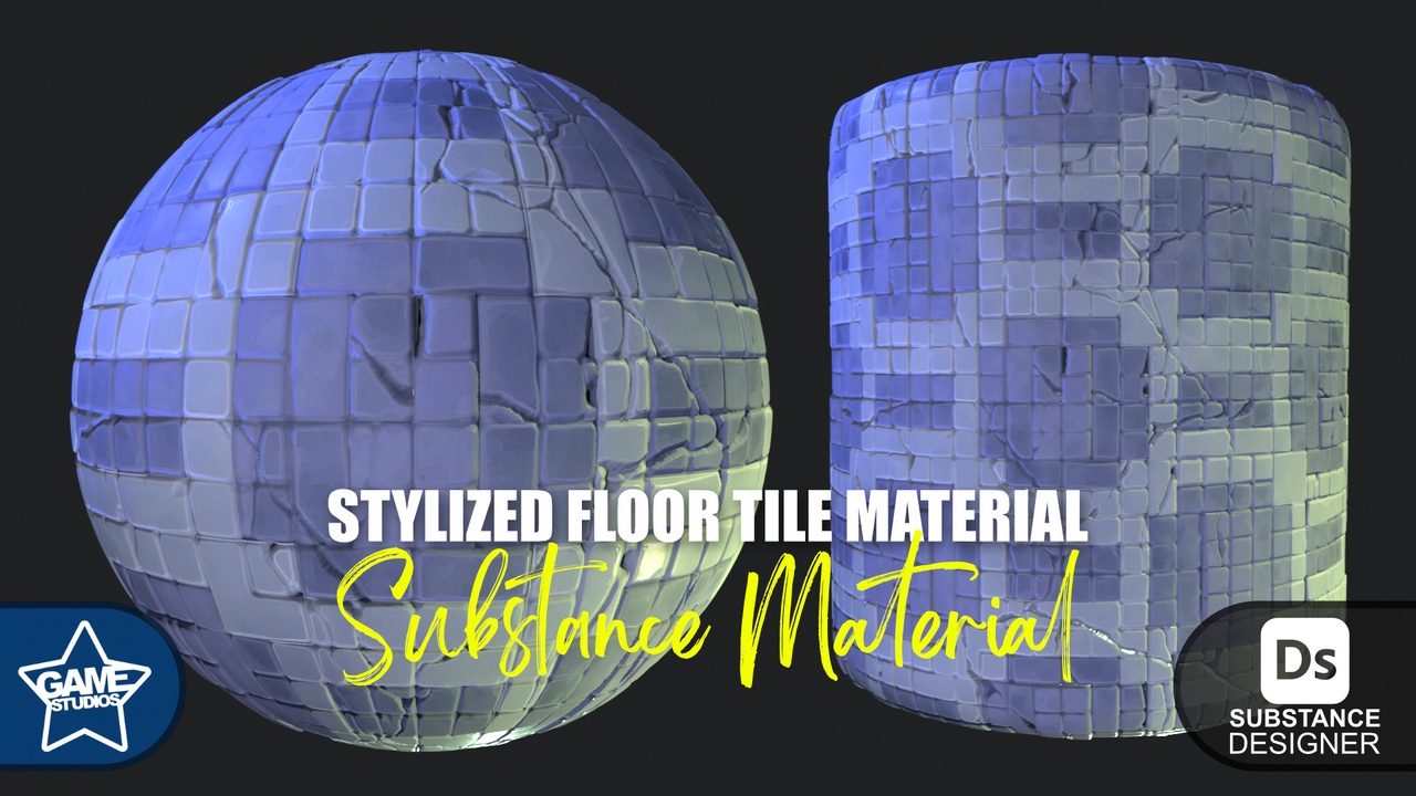 Media 1 for listing Stylized Floor Tiles Material 11